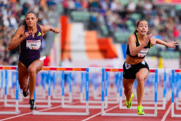 Athletics Bislett Games 2026 Oslo 20260610 Elea Jorstad Bock in the womens 100m hurdles national event during the Bislett Games at Bislett Stadium in Oslo Photo Beate Oma Dahle NTB Oslo Norway EDITORIAL USE ONLY RESTRICTED USE FOR BETTING COMPANIES  Copyright: xBeatexOmaxDahlex xNTBx