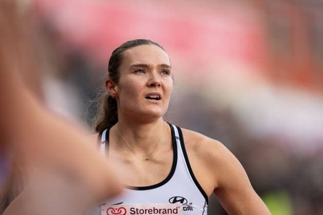 260610 Amanda Froynes of Norway after women™s 800 meter national during the Diamond League athletics competition Bislett Games on June 10, 2026 in Oslo Photo Marius Simensen BILDBYRAN COP 238 MM0071 bbeng friidrett friidrott athletics diamond league bislett games 2026 bislett games norge norway  Copyright: MARIUSxSIMENSEN BB260610BB462