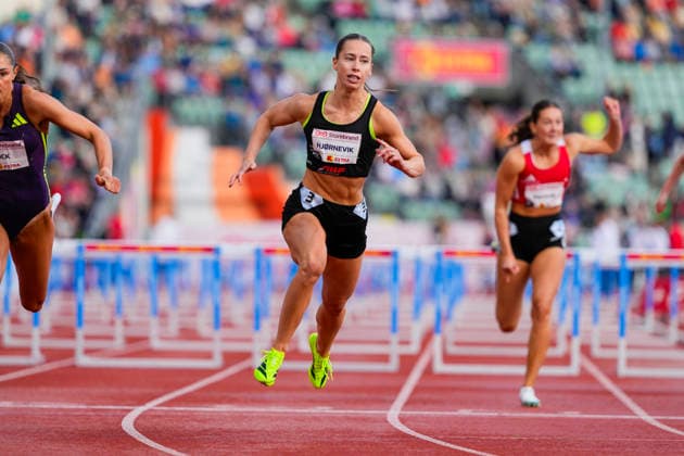 Athletics Bislett Games 2026 Oslo 20260610 Martine Kolbeinshavn Hjornevik in the women s 100m hurdles national event during the Bislett Games at Bislett Stadium in Oslo Photo Beate Oma Dahle NTB Oslo Norway EDITORIAL USE ONLY RESTRICTED USE FOR BETTING COMPANIES  Copyright: xBeatexOmaxDahlex xNTBx