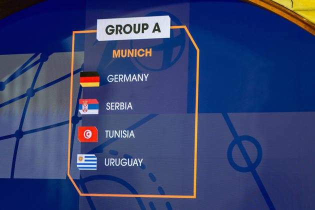 FINAL DRAW IHF MensÂ s Handball World Championship Germany 2027 10 06 2026 The final group draw for the Handball World Championship 2027 takes place today at the Hofbräuhaus in Munich - the picture shows the group of Germany GROUP A with Germany, Serbia, Tunisia and Uruguay Copyright: xBEAUTIFULxSPORTS Goldbergx