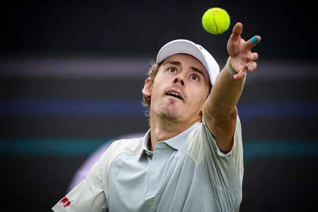 Libema Open Grass Court Championships S-HERTOGENBOSCH, NETHERLANDS: Alex de Minaur of Australia in action at the tennis game against Martin Damm Jr of the USA at the Autotron venue during the the Rosmalen Grass Court Championships LibÃ ma Open Tournament, an ATP, Tennis Herren 250 event in Den Bosch, the Netherlands on June 10, 2026 Den Bosch Netherlands  Copyright: xNicolasxEconomoux originalFilename:oikonomou-notitle260610_npTvf.jpg