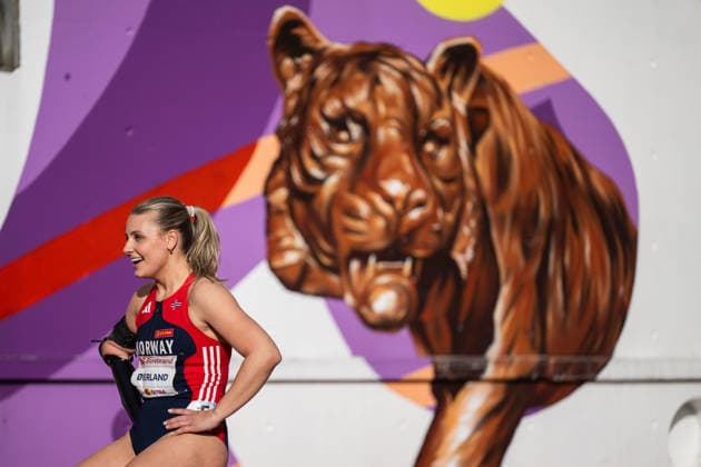 260610 Ida Louise overland of Norway competes in women™s 100 meter para final during the Diamond League athletics competition Bislett Games on June 10, 2026 in Oslo Photo Jon Olav Nesvold BILDBYRAN COP 217 MM0071 bbeng friidrett friidrott athletics diamond league bislett games 2026 bislett games norge norway  Copyright: JONxOLAVxNESVOLD BB260610JE019