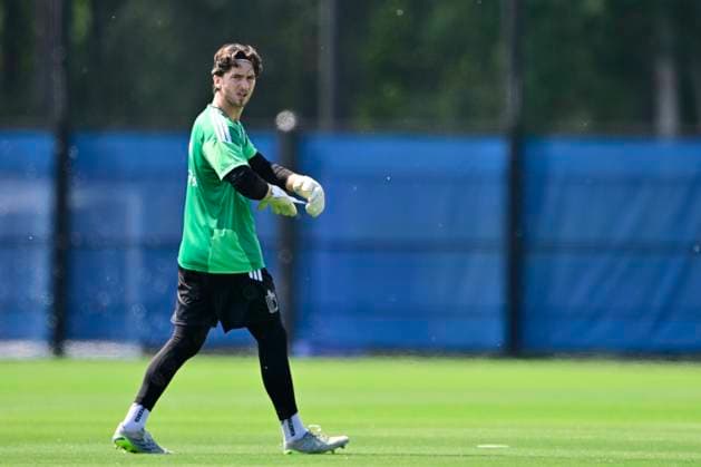 Belgian national football team - FIFA World Cup, WM, Weltmeisterschaft, Fussball 2026 - media activities 10 06 2026 RENTON, UNITED STATES OF AMERICA - JUNE 10 : Anchor Max, goalkeeper fof Belgium pictured during a training session of the Belgian national football team during the FIFA World Cup 2026 on June 10, 2026 in Renton, United States of America, 10 06 2026 Renton United States of America  Copyright: xJanxDexMeuleneirx