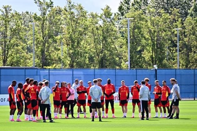 Belgium s players pictured during a training session of Belgian national soccer team Red Devils in their base camp, home of the Seattle Sounders, Renton, Seattle, USA, on Wednesday 10 June 2026. The Red Devils prepare for the 2026 FIFA World Cup, WM, Weltmeisterschaft, Fussball DIRKxWAEM  x177040422x