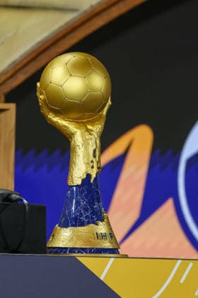 The Handball World Championship Cup, GER, Draw for the 2027 IHF Mens Handball World Championship, 10 06 2026, GER, Draw for the 2027 IHF Mens Handball World Championship, 10 06 2026 Munich Copyright: xEibner-Pressefoto JennixMaulx EP_JML