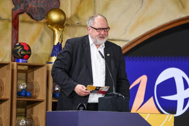 Andreas Michelmann DHB President , GER, Draw for the IHF Mens Handball World Championship 2027, 10 06 2026, GER, Draw for the IHF Mens Handball World Championship 2027, 10 06 2026 Munich Copyright: xEibner-Pressefoto JennixMaulx EP_JML