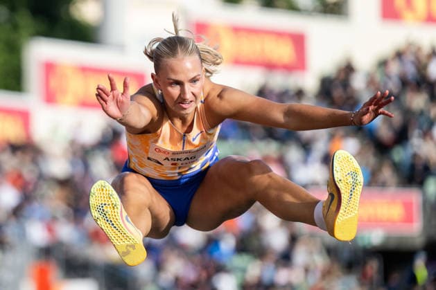 260610 Maja Askag of Sweden competes in women™s triple jump during the Diamond League athletics competition Bislett Games on June 10, 2026 in Oslo Photo Jon Olav Nesvold BILDBYRAN COP 217 MM0071 bbeng friidrett friidrott athletics diamond league bislett games 2026 bislett games norge norway sverige  Copyright: JONxOLAVxNESVOLD BB260610JE021