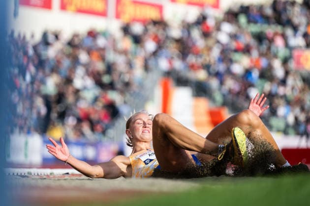 260610 Maja Askag of Sweden competes in women™s triple jump final during the Diamond League athletics competition Bislett Games on June 10, 2026 in Oslo Photo Jon Olav Nesvold BILDBYRAN COP 217 MM0071 bbeng friidrett friidrott athletics diamond league bislett games 2026 bislett games norge norway sverige  Copyright: JONxOLAVxNESVOLD BB260610JE022
