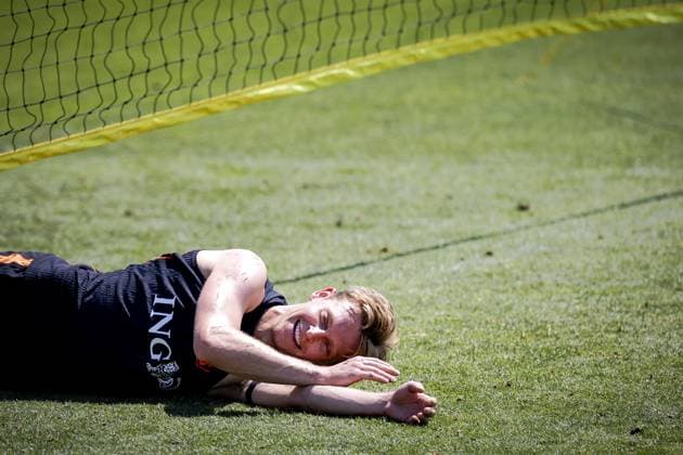 KANSAS CITY - Frenkie de Jong of the Netherlands during a training session of the Dutch national team, Nationalteam at Riverside Stadium on June 10, 2026, in Kansas City. The Dutch national team is preparing for the 2026 FIFA World Cup, WM, Weltmeisterschaft, Fussball ROBIN VAN LONKHUIJSEN ANP xVIxANPxSportx xxANPxIVx 560665883 originalFilename: 560665883.jpg