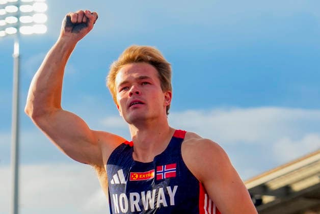 Athletics Bislett Games 2026 Oslo 20260610 Sondre Guttormsen from Norway in the Diamond League mens pole vault event during the Bislett Games at Bislett Stadium in Oslo Photo Beate Oma Dahle NTB Oslo Norway EDITORIAL USE ONLY RESTRICTED USE FOR BETTING COMPANIES  Copyright: xBeatexOmaxDahlex xNTBx