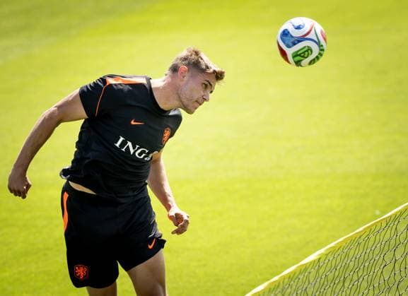 KANSAS CITY - Micky van de Ven of the Netherlands during a training session of the Dutch national team, Nationalteam at Riverside Stadium on June 10, 2026, in Kansas City. The Dutch national team is preparing for the 2026 FIFA World Cup, WM, Weltmeisterschaft, Fussball KOEN VAN WEEL ANP xVIxANPxSportx xxANPxIVx 560666632 originalFilename: 560666632.jpg