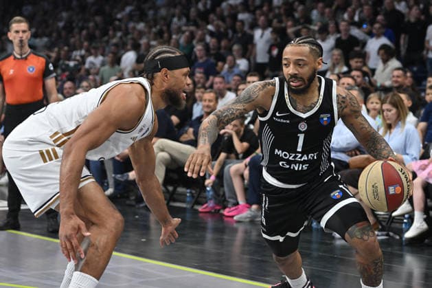 PARTIZAN vs DUBAI BASKETBALL CARLIK JONES Karlik Dzons basketball Partizan vs Dubai basketball playoffs finals of Adriatic ABA league at Beogradska arena, Belrade 10.06.2026 Foto: BASKETBALL, PLAYOFFS FINALS, ADRIATIC ABA LEAGUE, PARTIZAN, DUBAI BASKETBALL Belgrade Belgrade arena Serbia Copyright: xMarkoxMetlas xMNxPressx