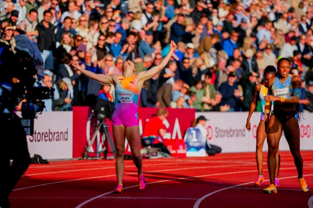 Athletics Bislett Games 2026 Oslo 20260610 Henriette Jaeger won the Diamond League womens 400m event at the Bislett Games at Bislett Stadium in Oslo Photo Beate Oma Dahle NTB Oslo Norway EDITORIAL USE ONLY RESTRICTED USE FOR BETTING COMPANIES  Copyright: xBeatexOmaxDahlex xNTBx