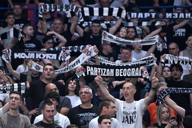 PARTIZAN vs DUBAI BASKETBALL SUPPORTERS basketball Partizan vs Dubai basketball playoffs finals of Adriatic ABA league at Beogradska arena, Belrade 10.06.2026 Foto: BASKETBALL, PLAYOFFS FINALS, ADRIATIC ABA LEAGUE, PARTIZAN, DUBAI BASKETBALL Belgrade Belgrade arena Serbia Copyright: xMarkoxMetlas xMNxPressx