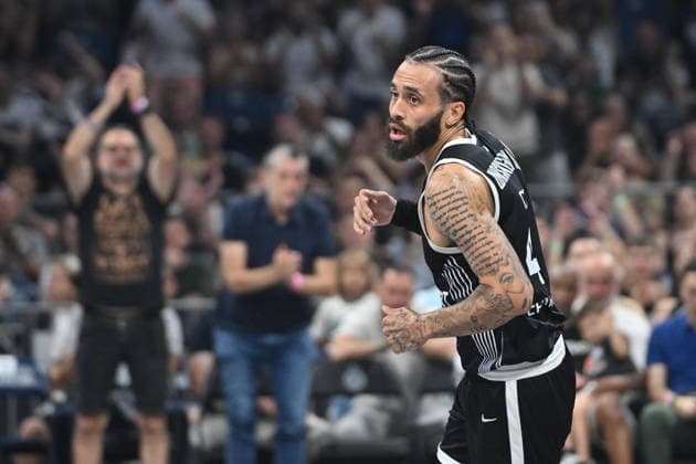 PARTIZAN vs DUBAI BASKETBALL DUANE WASHINGTON Dvejn Vasington basketball Partizan vs Dubai basketball playoffs finals of Adriatic ABA league at Beogradska arena, Belrade 10.06.2026 Foto: BASKETBALL, PLAYOFFS FINALS, ADRIATIC ABA LEAGUE, PARTIZAN, DUBAI BASKETBALL Belgrade Belgrade arena Serbia Copyright: xMarkoxMetlas xMNxPressx