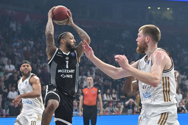 PARTIZAN vs DUBAI BASKETBALL CARLIK JONES Karlik Dzons basketball Partizan vs Dubai basketball playoffs finals of Adriatic ABA league at Beogradska arena, Belrade 10.06.2026 Foto: BASKETBALL, PLAYOFFS FINALS, ADRIATIC ABA LEAGUE, PARTIZAN, DUBAI BASKETBALL Belgrade Belgrade arena Serbia Copyright: xMarkoxMetlas xMNxPressx