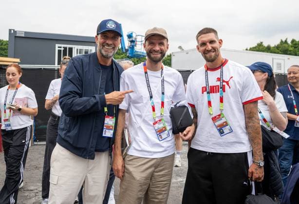 Football, FIFA World Cup 2026, Magenta TV Team Jürgen Klopp, Thomas Müller and Robert Andrich at the Aztec Stadium