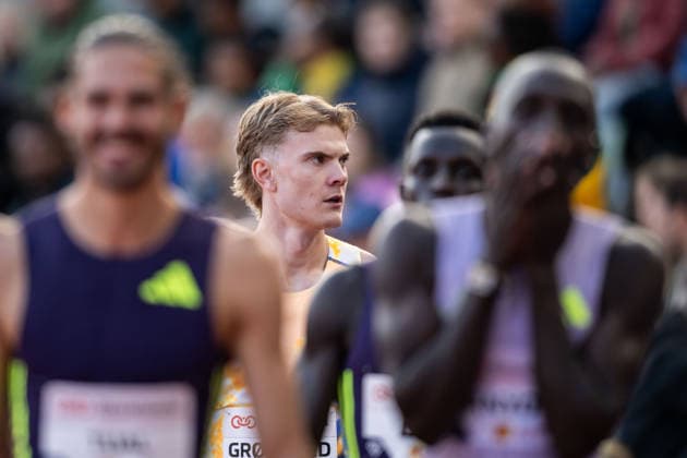 260610 Tobias Gronstad of Norway ahead of men™s 800 meter during the Diamond League athletics competition Bislett Games on June 10, 2026 in Oslo Photo Marius Simensen BILDBYRAN COP 238 MM0071 bbeng friidrett friidrott athletics diamond league bislett games 2026 bislett games norge norway  Copyright: MARIUSxSIMENSEN BB260610BB570