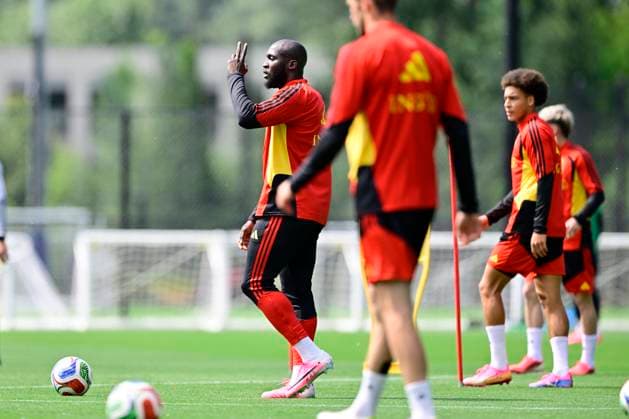Belgian national football team - FIFA World Cup, WM, Weltmeisterschaft, Fussball 2026 - media activities 10 06 2026 RENTON, UNITED STATES OF AMERICA - JUNE 10 : Lukaku Romelu forward of Belgium pictured during a training session of the Belgian national football team during the FIFA World Cup 2026 on June 10, 2026 in Renton, United States of America, 10 06 2026 Renton United States of America  Copyright: xJanxDexMeuleneirx