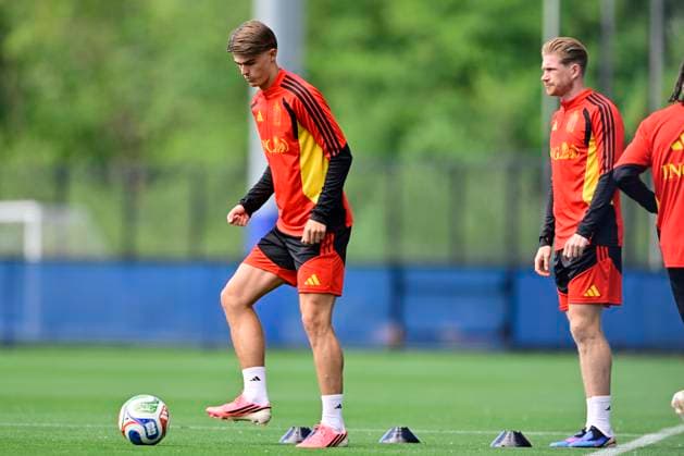 Belgian national football team - FIFA World Cup, WM, Weltmeisterschaft, Fussball 2026 - media activities 10 06 2026 RENTON, UNITED STATES OF AMERICA - JUNE 10 : De Ketelaere Charles midfielder of Belgium pictured during a training session of the Belgian national football team during the FIFA World Cup 2026 on June 10, 2026 in Renton, United States of America, 10 06 2026 Renton United States of America  Copyright: xJanxDexMeuleneirx
