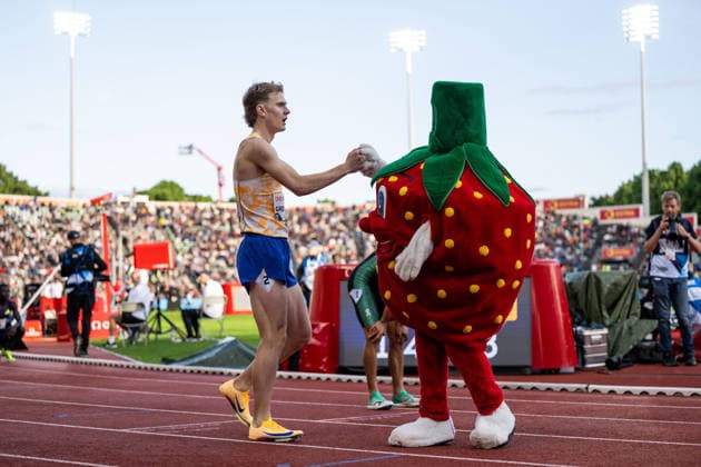 260610 Tobias Gronstad of Norway after competing in men™s 800 meter during the Diamond League athletics competition Bislett Games on June 10, 2026 in Oslo Photo Marius Simensen BILDBYRAN COP 238 MM0071 bbeng friidrett friidrott athletics diamond league bislett games 2026 bislett games norge norway  Copyright: MARIUSxSIMENSEN BB260610BB585