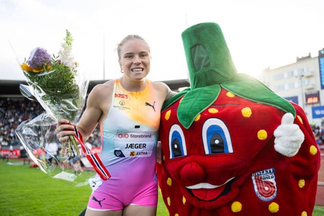 260610 Henriette Jaeger of Norway celebrates after women™s 400 meter final during the Diamond League athletics competition Bislett Games on June 10, 2026 in Oslo. Photo: Jon Olav Nesvold BILDBYRAN COP 217 MM0071 bbeng friidrett friidrott athletics diamond league bislett games 2026 bislett games norge norway jubel *** 260610 Henriette Jaeger of Norway celebrates after women™s 400 meter final during the Diamond League athletics competition Bislett Games on June 10, 2026 in Oslo Photo Jon Olav Nesvold BILDBYRAN COP 217 MM0071 bbeng friidrett friidrott athletics diamond league bislett games 2026 bislett games norway jubel  Copyright: JONxOLAVxNESVOLD BB260610JE032