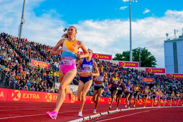 Athletics Bislett Games 2026 Oslo 20260610 Linden Hall from Australia in the Diamond League womens 3000m event during the Bislett Games at Bislett Stadium in Oslo Photo Beate Oma Dahle NTB Oslo Norway EDITORIAL USE ONLY RESTRICTED USE FOR BETTING COMPANIES  Copyright: xBeatexOmaxDahlex xNTBx