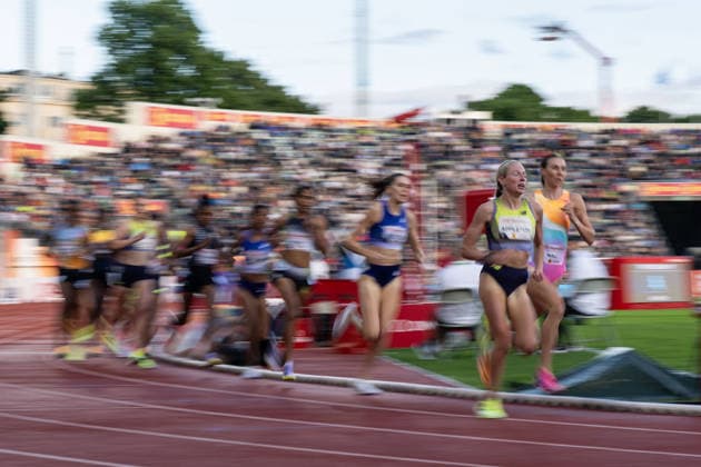 260610 Margot Appleton of USA competes in women™s 3000 meter during the Diamond League athletics competition Bislett Games on June 10, 2026 in Oslo Photo Marius Simensen BILDBYRAN COP 238 MM0071 bbeng friidrett friidrott athletics diamond league bislett games 2026 bislett games norge norway  Copyright: MARIUSxSIMENSEN BB260610BB609