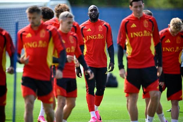 Belgian national football team - FIFA World Cup, WM, Weltmeisterschaft, Fussball 2026 - media activities 10 06 2026 RENTON, UNITED STATES OF AMERICA - JUNE 10 : Lukaku Romelu forward of Belgium pictured during a training session of the Belgian national football team during the FIFA World Cup 2026 on June 10, 2026 in Renton, United States of America, 10 06 2026 Renton United States of America  Copyright: xNicoxVereeckenx