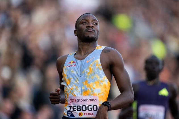 260610 Letsile Tebogo of Botswana competes in men™s 200 meter during the Diamond League athletics competition Bislett Games on June 10, 2026 in Oslo Photo Marius Simensen BILDBYRAN COP 238 MM0071 bbeng friidrett friidrott athletics diamond league bislett games 2026 bislett games norge norway  Copyright: MARIUSxSIMENSEN BB260610BB635