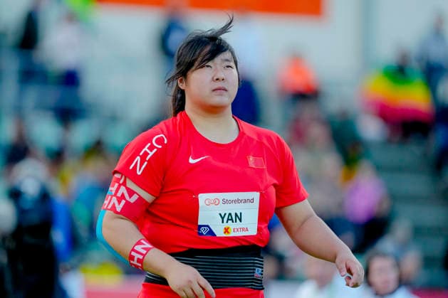 Athletics Bislett Games 2026 Oslo 20260610 Ziyi Yan from China in the womens Diamond League javelin event during the Bislett Games at Bislett Stadium in Oslo Photo Beate Oma Dahle NTB Oslo Norway EDITORIAL USE ONLY RESTRICTED USE FOR BETTING COMPANIES  Copyright: xBeatexOmaxDahlex xNTBx