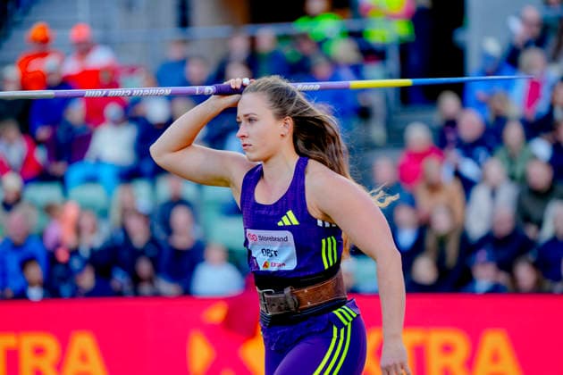 Athletics Bislett Games 2026 Oslo 20260610 Marie Therese Obst in the Diamond League womens javelin event during the Bislett Games at Bislett Stadium in Oslo Photo Beate Oma Dahle NTB Oslo Norway EDITORIAL USE ONLY RESTRICTED USE FOR BETTING COMPANIES  Copyright: xBeatexOmaxDahlex xNTBx