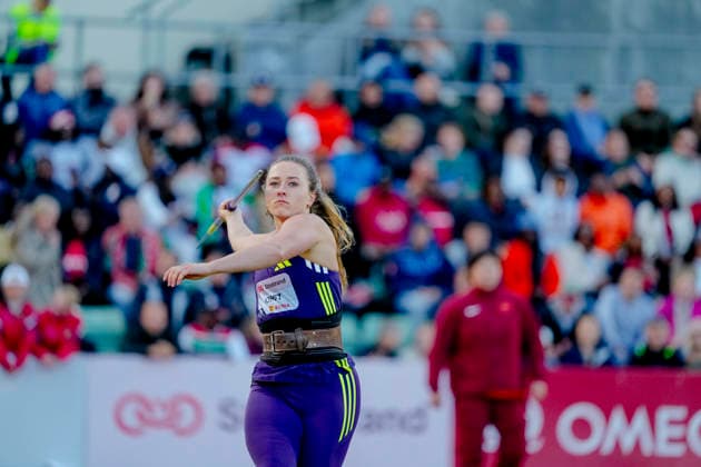Athletics Bislett Games 2026 Oslo 20260610 Marie Therese Obst in the Diamond League womens javelin event during the Bislett Games at Bislett Stadium in Oslo Photo Beate Oma Dahle NTB Oslo Norway EDITORIAL USE ONLY RESTRICTED USE FOR BETTING COMPANIES  Copyright: xBeatexOmaxDahlex xNTBx