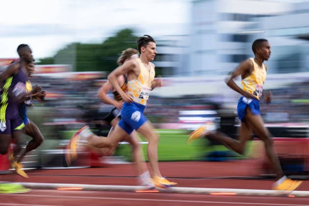 260610 Andreas Almgren of Sweden competes in men™s 5000 meter during the Diamond League athletics competition Bislett Games on June 10, 2026 in Oslo Photo Marius Simensen BILDBYRAN COP 238 MM0071 bbeng friidrett friidrott athletics diamond league bislett games 2026 bislett games norge norway  Copyright: MARIUSxSIMENSEN BB260610BB646