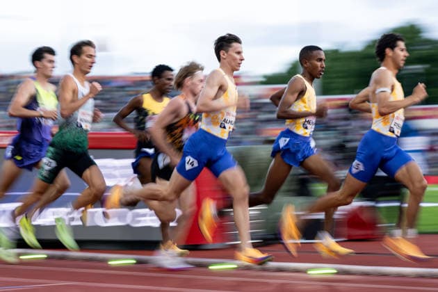 260610 Andreas Almgren of Sweden competes in men™s 5000 meter during the Diamond League athletics competition Bislett Games on June 10, 2026 in Oslo Photo Marius Simensen BILDBYRAN COP 238 MM0071 bbeng friidrett friidrott athletics diamond league bislett games 2026 bislett games norge norway  Copyright: MARIUSxSIMENSEN BB260610BB647