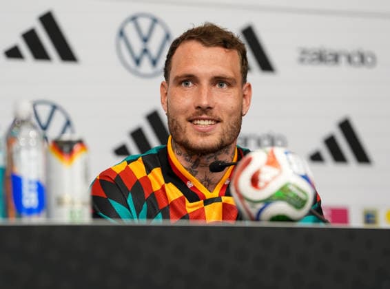 David Raum Germany, 22 attends a press conference USA, German national soccer team, press conference, Winston Salem, 10 06 2026 USA, German national soccer team, press conference, Winston Salem, 10 06 2026 Winston Salem Copyright: xEibner-Pressefoto ScottxColemanx EP_SCN