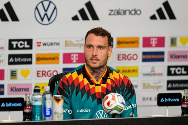 David Raum Germany, 22 attends a press conference USA, German national soccer team, press conference, Winston Salem, 10 06 2026 USA, German national soccer team, press conference, Winston Salem, 10 06 2026 Winston Salem Copyright: xEibner-Pressefoto ScottxColemanx EP_SCN