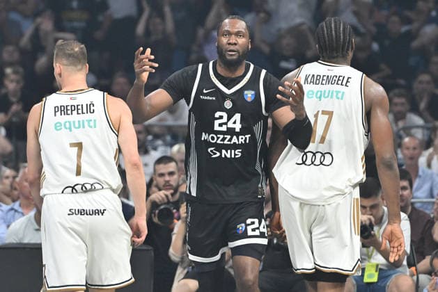 PARTIZAN vs DUBAI BASKETBALL BRUNO FERNANDO basketball Partizan vs Dubai basketball playoffs finals of Adriatic ABA league at Beogradska arena, Belrade 10.06.2026 Foto: BASKETBALL, PLAYOFFS FINALS, ADRIATIC ABA LEAGUE, PARTIZAN, DUBAI BASKETBALL Belgrade Belgrade arena Serbia Copyright: xMarkoxMetlas xMNxPressx