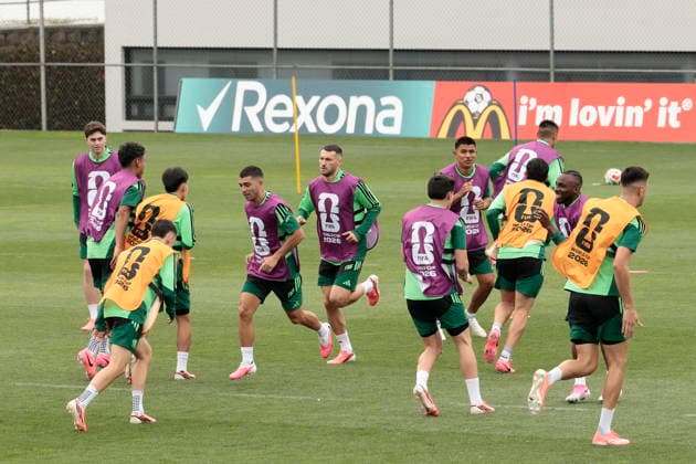 Fußball, FIFA WM 2026, Nationalteam Mexiko, Training Mexico s National Soccer team trains ahead of FIFA World Cup, WM, Weltmeisterschaft, Fussball 2026 Mexico players train at the Mexican Football Federation s High-Performance Center in Mexico City, Mexico, 10 June 2026. MEXICO CITY Mexico  Copyright: xJOSExMENDEZx