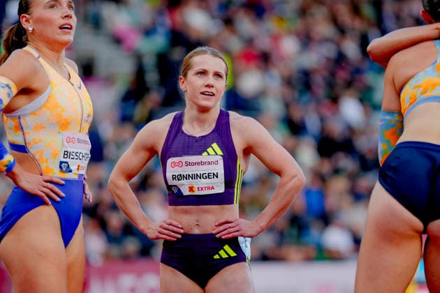 Athletics Bislett Games 2026 Oslo 20260610 Helene Ronningen after the Diamond League womens 100m event at the Bislett Games at Bislett Stadium in Oslo Photo Beate Oma Dahle NTB Oslo Norway EDITORIAL USE ONLY RESTRICTED USE FOR BETTING COMPANIES  Copyright: xBeatexOmaxDahlex xNTBx