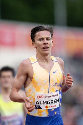 260610 Andreas Almgren of Sweden competes in men™s 5000 meter during the Diamond League athletics competition Bislett Games on June 10, 2026 in Oslo Photo Marius Simensen BILDBYRAN COP 238 MM0071 bbeng friidrett friidrott athletics diamond league bislett games 2026 bislett games norge norway  Copyright: MARIUSxSIMENSEN BB260610BB680