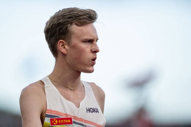 260610 Narve Gilje Nordas of Norway ahead of men™s dream mile during the Diamond League athletics competition Bislett Games on June 10, 2026 in Oslo Photo Marius Simensen BILDBYRAN COP 238 MM0071 bbeng friidrett friidrott athletics diamond league bislett games 2026 bislett games norge norway  Copyright: MARIUSxSIMENSEN BB260610BB685