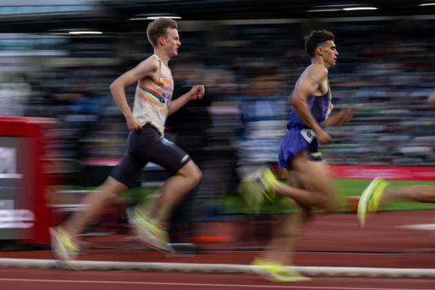 260610 Narve Gilje Nordas of Norway competes in men™s dream mile during the Diamond League athletics competition Bislett Games on June 10, 2026 in Oslo Photo Marius Simensen BILDBYRAN COP 238 MM0071 bbeng friidrett friidrott athletics diamond league bislett games 2026 bislett games norge norway  Copyright: MARIUSxSIMENSEN BB260610BB692