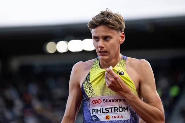 260610 Samuel Pihlström of Sweden after men™s dream mile during the Diamond League athletics competition Bislett Games on June 10, 2026 in Oslo Photo Marius Simensen BILDBYRAN COP 238 MM0071 bbeng friidrett friidrott athletics diamond league bislett games 2026 bislett games norge norway  Copyright: MARIUSxSIMENSEN BB260610BB710