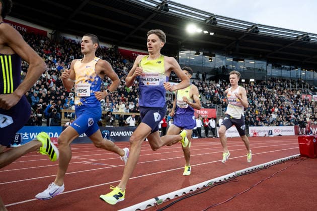 260610 Samuel Pihlström of Sweden competes in men™s dream mile during the Diamond League athletics competition Bislett Games on June 10, 2026 in Oslo Photo Jon Olav Nesvold BILDBYRAN COP 217 MM0071 bbeng friidrett friidrott athletics diamond league bislett games 2026 bislett games norge norway sverige  Copyright: JONxOLAVxNESVOLD BB260610JE054