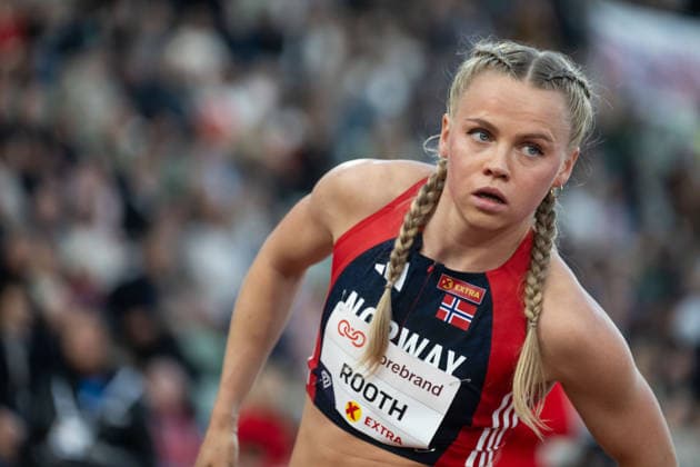 260610 Andrea Rooth of Norway ahead of women™s 400 meter hurdles during the Diamond League athletics competition Bislett Games on June 10, 2026 in Oslo Photo Jon Olav Nesvold BILDBYRAN COP 217 MM0071 bbeng friidrett friidrott athletics diamond league bislett games 2026 bislett games norge norway  Copyright: JONxOLAVxNESVOLD BB260610JE059