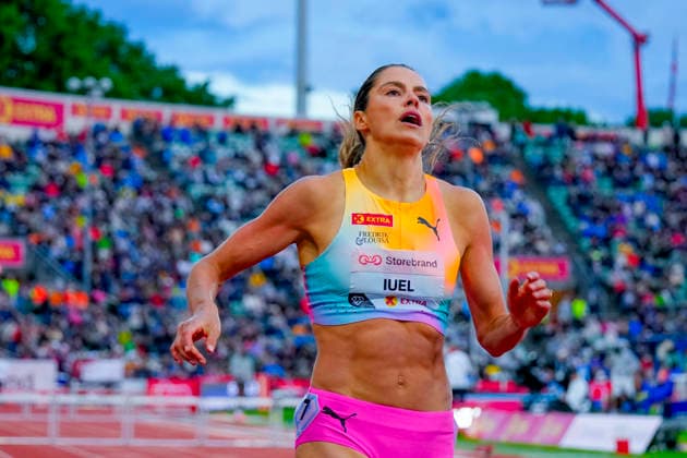 Athletics Bislett Games 2026 Oslo 20260610 Amalie Iuel in the Diamond League womens 400m hurdles event during the Bislett Games at Bislett Stadium in Oslo Photo Heiko Junge NTB Oslo Norway EDITORIAL USE ONLY RESTRICTED USE FOR BETTING COMPANIES  Copyright: xHeikoxJungex xNTBx