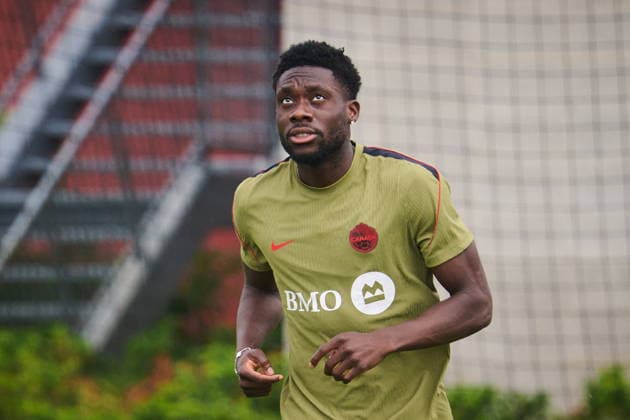 June 10, 2026, Toronto, On, Canada: Canada s Alphonso Davies runs laps during a Team Canada World Cup training session in Toronto, on Wednesday, June 10, 2026. Canada News - June 10, 2026  - ZUMAc35_ 20260610_zaf_c35_051 Copyright: xSammyxKoganx