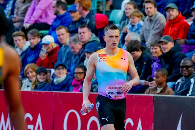 Athletics Bislett Games 2026 Oslo 20260610 Karsten Warholm for the Diamond League mens 400m hurdles event during the Bislett Games at Bislett Stadium in Oslo Photo Heiko Junge NTB Oslo Norway EDITORIAL USE ONLY RESTRICTED USE FOR BETTING COMPANIES  Copyright: xHeikoxJungex xNTBx