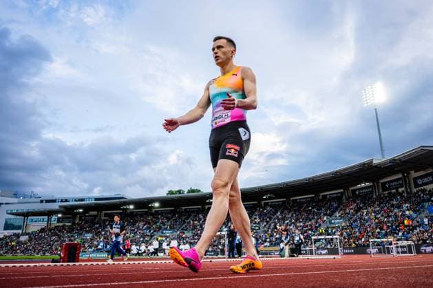 260610 Karsten Warholm of Norway ahead of the men™s 400 meter hurdles during the Diamond League athletics competition Bislett Games on June 10, 2026 in Oslo Photo Marius Simensen BILDBYRAN COP 238 MM0071 athletics bbeng bislett games bislett games 2026 diamond league friidrett friidrott norge norway  Copyright: MARIUSxSIMENSEN BB260610BB890